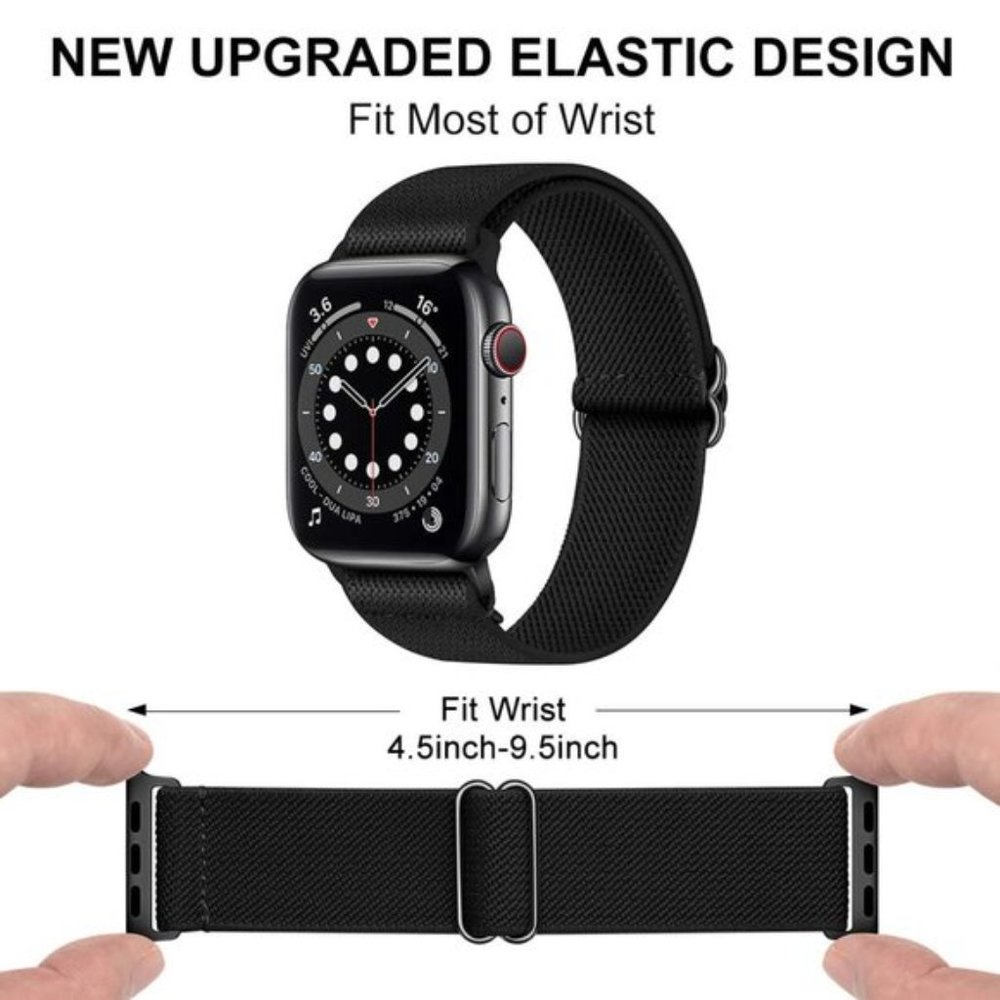NEW[BAND] Nylon Adjustable Strap For Apple Watch L - Picture 3 of 4